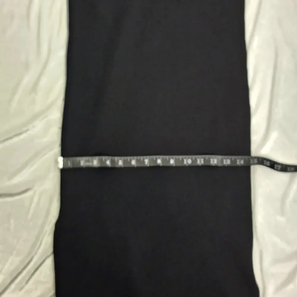 The Drop Yasmin Black Side Slit Rib Knit Midi Tank Dress Women's Size L NWT - Picture 13 of 14